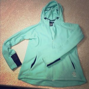 Hooded fleece jacket